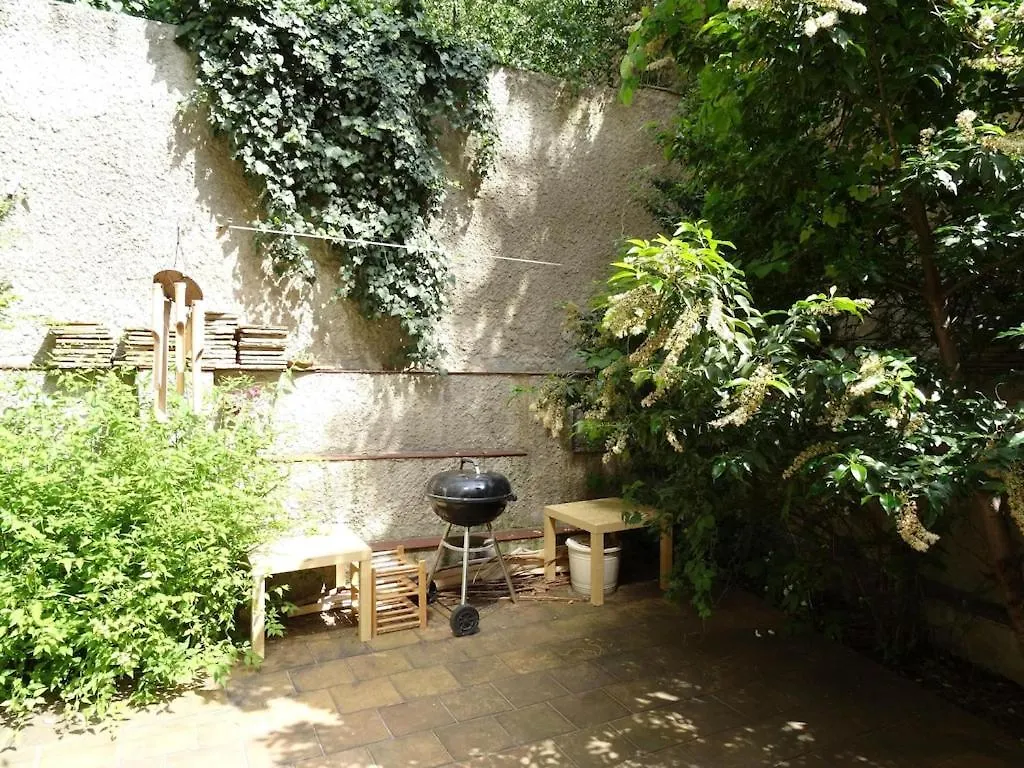 Garden Apartment On Art Nouveau Street In Central Prague
